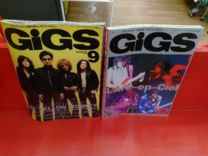 月刊ギグス GiGS 2000年9月号, 12月号 2冊セット THE YELLOW MONKEY, L'Arc-en-Ciel, LUNA SEAなど