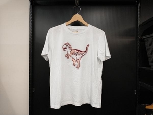 COACH コーチ レキシ― 38432 衣料 半袖Tシャツ Lサイズ ホワイト 店舗受取可
