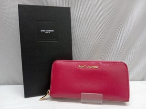 Saint Laurent CFP340841・0913 サンローラン 長財布 ピンク