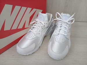 【中古良品】NIKE WMNS AIR HUARACHE RUN PRM スニーカー 29cm ホワイト 683818-100