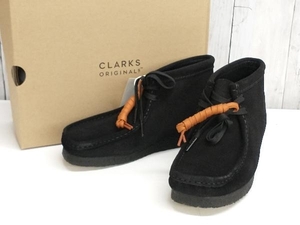 【美品】Clarks/Wallabee Boot/ ショートブーツ/クラークス/ワラビーブーツ/レザー/ブラック/サイズ6