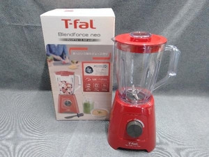 【1円スタート】T-fal ブレンドフォース ネオ BL4255JP[レッド] ミキサー/フードプロセッサー(▲26-14-03)