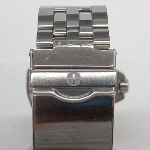 WENGER ウェンガー 7223X 電池式 クォーツ デイト ブラック×シルバー メンズ腕時計 店舗受取可の画像4