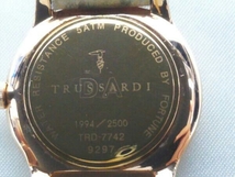 ジャンク 【TRUSSARDI】トラサルディ TRD-7742 腕時計 クォーツ 中古 不動_画像3