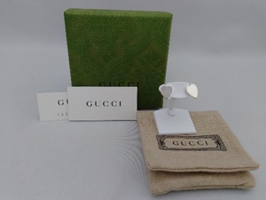 GUCCI グッチ　SV ハートピアス　3.4g ブランドアクセサリー 店舗受取可