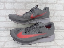 NIKE AIR ZOOM FLY 880848-004 ナイキ エアズーム フライ ランニングシューズ スニーカー メンズ グレー 28cm スポーツ 店舗受取可_画像2