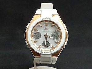 CASIO カシオ Baby-G ベイビージー MSG-W100G-7A 時計 腕時計 ケース傷 アナデジ 電波ソーラー