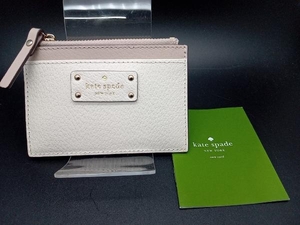 ジャンク kate spade コインケース RN0102760 オフホワイト×ピンクベージュ ケイトスペード