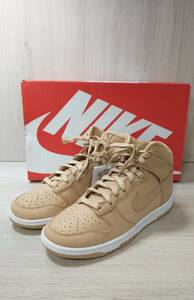 NIKE DUNK HIGH RETRO ナイキ ダンク ハイ レトロ スニーカー 24.0cm DX2044-201 ベージュ レディース