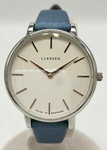 LLARSEN エルラーセン LL146SWRSHA アナログ クオーツ 2針 革ベルト 腕時計