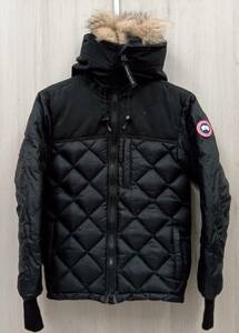 CANADA GOOSE Pritchard COAT down jacket XS size black coyote fur 3203M