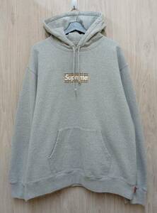 Supreme×BURBERRY/シュプリーム×バーバリー/22SS/パーカー/Box Logo Hooded Sweatshirt/グレー系/Lサイズ