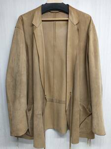 COMOLI 18SS Sheep Suede Jacket シープスエード ジャケット コモリ 本革 レザー M01-01004 メンズ 3 ベージュ テーラード