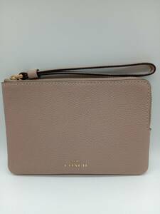 COACH コーチ ポーチ リストレットポーチ ベージュ A2179 C3650G