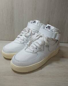 NIKE Air Force 1 '07 Mid LX ナイキ エアフォース 1 スニーカー 23.5cm DZ4866-121 ホワイト レディース