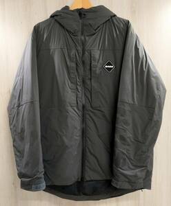 冬 F.C.Real Bristol エフシーレアルブリストル INSULATION PADDED HOODED JACKET ナイロン×ポリウレタン FCRB-222027 22FW L グレー