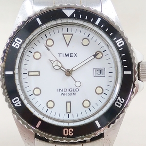 [ジャンク] TIMEX タイメックス INDIGLO クォーツ式 本体のみ 腕時計