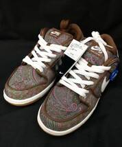 [黒タグ付・未使用] NIKE SB DUNK LOW PRO PRM BROWN PAISLEY ダンク ブラウン ペイズリー 28cm スニーカー DH7534-200 店舗受取可_画像2