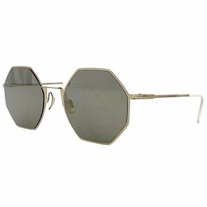  Fendi солнцезащитные очки серый зеркало линзы Gold белый FF0292 прекрасный товар ok tagonGP пластик 