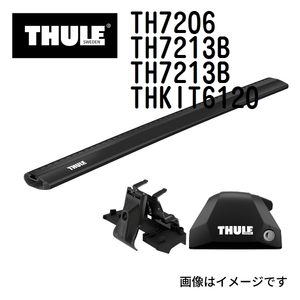 THULE ベースキャリア セット TH7206 TH7213B TH7213B THKIT6120 送料無料