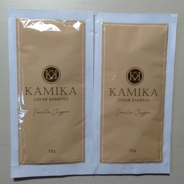 KAMIKAクリームシャンプーバニラシプレの香り２袋セット