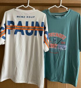 半袖Tシャツ　2枚セット　韓国　メンズ　まとめ売り