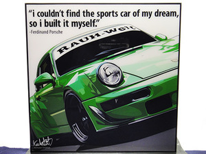 Art hand Auction 【新品 No 409】ポップアートパネル 911 ポルシェ PORSCHE, 美術品, 絵画, 人物画