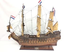 FRIESLAND 1663 オランダ船 木造船 帆船 模型 フリースランド 完成品 中古 直 G8000078