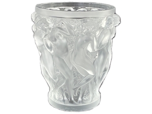 LALIQUE バッカスの巫女 ラリック 花瓶 箱 シリアルナンバー付属 アンティーク 骨董品 中古 W8030182