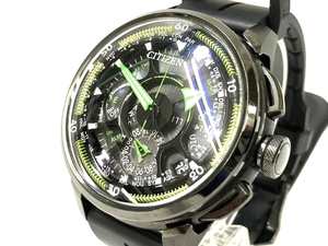 CITIZEN シチズン サテライトウェーブ クロノグラフ F990-T024602 CC7005-16E ソーラー メンズ 腕時計 ジャンク Y7897854