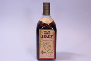 p-1370　未開栓古酒　J. Bally Rhum Vieux 1950年　J.バリー ミレジム　1970年　ラム　750mL　