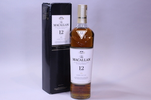 p-1393　未開栓古酒　The MACALLAN　マッカラン　12年　700mL　シングルモルト　スコッチ