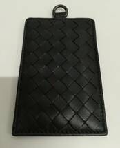 248 BOTTEGA VENETA ボッテガヴェネタ ネックストラップ ボッテガ ストラップ スマホストラップ イントレチャート レザー 革 カードケース_画像3