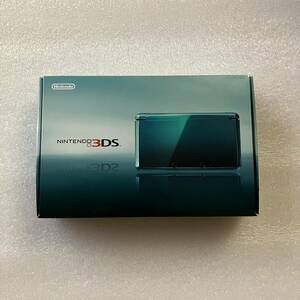 ニンテンドー3DS アクアブルー 未使用品 発売日購入 初期ロット 初期型 本体 任天堂 NINTENDO 3DS AQUA BLUE