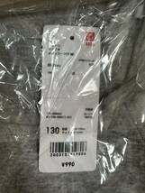 UNIQLO ユニクロ キッズ 前あき 半袖 ロンパース グレー 130 2枚セット 新品②_画像4