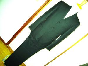 JOHN PEARSE LONDON ジョンピアース 超美品 ブラック スーツ 黒 形状安定 Micro Fiber Spun 背抜き 3B センターベント Y7 96-80-180