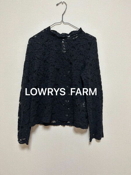 LOWRYS FARM★ローリーズ・ファーム 長袖 レースブラウス サイズM 