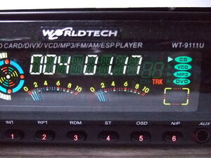 ★★　WORLDTECH　CD/USB/ラジオ　WT-９１１１U　動作確認品　★★