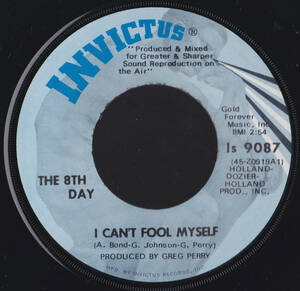 ソウル7inch・45★8TH DAY / She’s not just another woman / I can’t fool myself★Invictus★