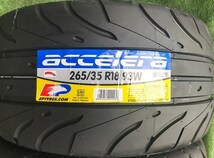 265/35R18(TREAD200) 4本セット アクセレラ 651SPORT 未使用品 accelera 沖縄県・離島発送不可_画像2