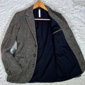 wjkwai J Kei tailored jacket шерсть твид "в елочку" S размер уровень возврат . осень-зима мужской casual - si Moto Jun 