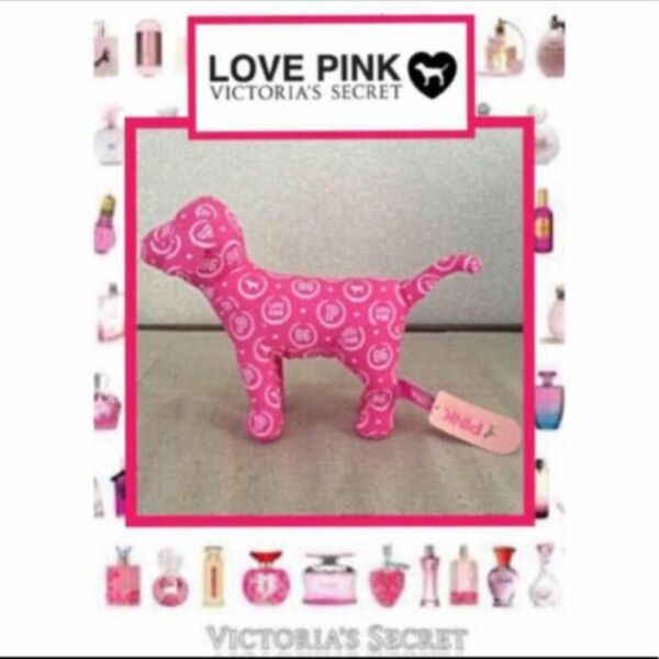 新品タグ付き Victoria's Secret PINK ロゴ入り DOG