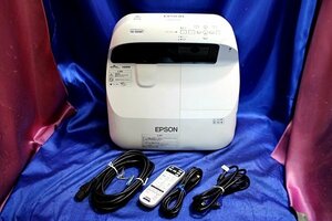 ★輝度3300lm/136h・0h★ EPSON/液晶プロジェクター ◆EB-590WT/リモコン＆HDMI・VGAケーブル付属◆