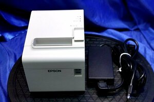 ◆2台入荷◆ EPSON/エプソン サーマルレシートプリンタ ★TM-T90Ⅱ/USB・LAN接続・58mm幅★ 46028Y