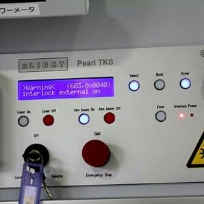 【引取限定/通電OK】SEIDENSHA 精電舎電子 ROBOT LASER CONTROLLER レーザー溶着機 LIGHT Pearl TKS / 200Vの画像7