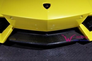 ●ランボルギーニ AventadorアヴェンタドールLP700-4用 カーボンフロントカーボンガーニッシュ/カーボンパネル/カーボンインサート/薦め