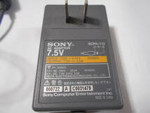 純正品　SONY　ソニー　PSone　ACアダプター　SCPH-112　 電源ケーブル　7.5V 2.0A　PS one　AC ADAPTOR　 動作ＯＫ_画像4