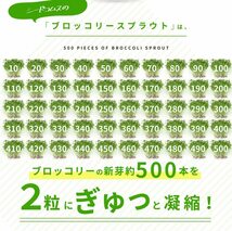 【新品・即決・送料込】 シードコムス ブロッコリースプラウト 180粒 3か月分 2袋 セット サプリ エフ琉球 ｜ 配送補償つき 全国送料無料_画像3