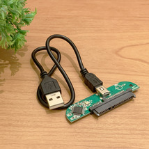 【タイプB】 2.5インチHDD SSD をUSBで繋ぐ 変換アダプター 設定不要 繋ぐだけでOK プラグ＆プレイ対応_画像1