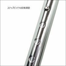 アルミクラッチ杖 (03) 伸縮 肘あて付き 介護 リハビリ 歩行補助 歩行支援 ステッキ/9у_画像3